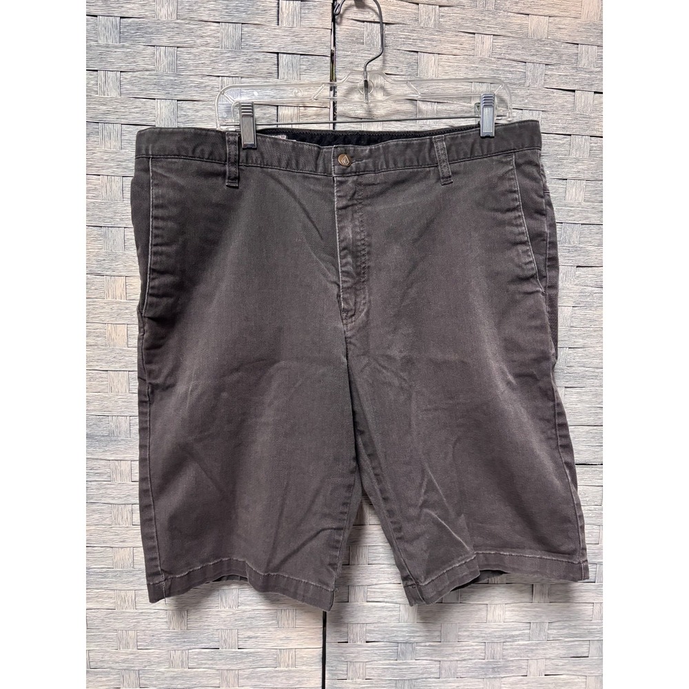 Volcom Mens 38 Modern Chino‎ Shorts Charcoal Grey Skater Casual Streetwear